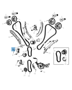 Tensor de correa secundario regulable