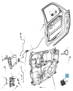 Elevalunas completo con 6 pies para Jeep Cherokee