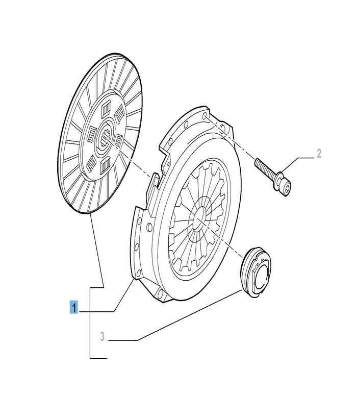 MOPAR Store Kit embrague (plato, plato de presión y cojinete empuje axial)