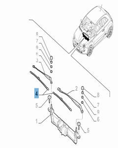 KIT 2 DE ESCOBILLAS PARA LIMPIAPARABRISAS (Essential Part)