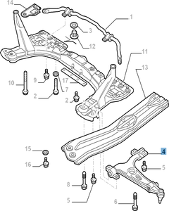 Brazo oscilante izquierdo para Alfa Romeo
