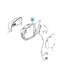 Espejo retrovisor exterior para Jeep Compass