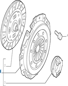 Kit embrague (plato, plato de presión y cojinete empuje axial) para Fiat Professional Ducato