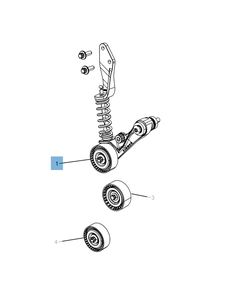 Tensor de correa regulable para Jeep Compass/Patriot