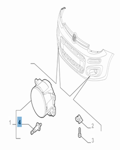 Lámpara faro antiniebla H11 55W 12V