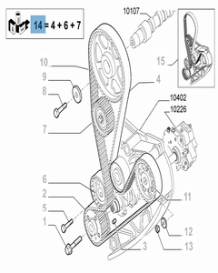 JUEGO DE PINONESDE LA DISTRIBUCION (Essential Parts)