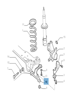 Brazo oscilante derecho para Fiat Professional Ducato