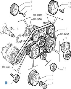 Tensor de correa fijo