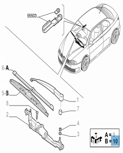 KIT 2 DE ESCOBILLAS PARA LIMPIAPARABRISAS (Essential Part)