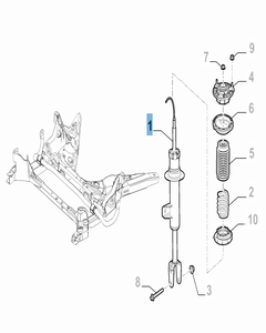 Amortiguador delantero derecho para Alfa Romeo Stelvio