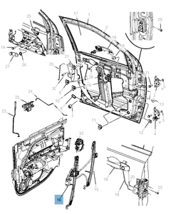 Elevalunas para Jeep Compass/Patriot