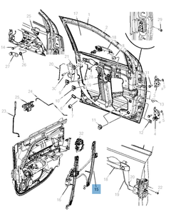Elevalunas para Jeep Compass/Patriot