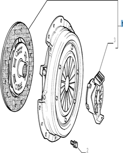 Kit embrague (plato, plato de presión y cojinete empuje axial)
