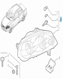 Faro delantero derecho para Fiat Professional Strada