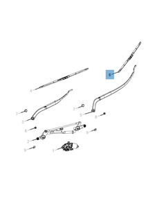ESCOBILLA LIMPIAPARABRISAS PARA JEEP COMPASS (IZQUIERDA)