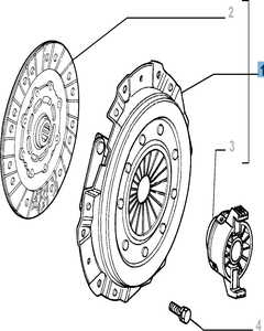Kit embrague (plato, plato de presión y cojinete empuje axial)