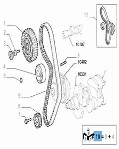 JUEGO DE PINONESDE LA DISTRIBUCION (Essential Parts)