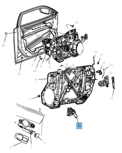 Elevalunas delantero para Lancia Thema