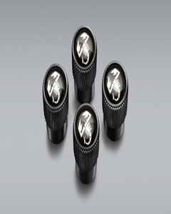 Tapones para válvulas de neumáticos con logo del Escoropión para Abarth 124 Spider