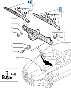 KIT 2 DE ESCOBILLAS PARA LIMPIAPARABRISAS (Essential Part)