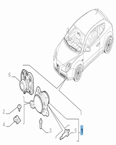 Luz antiniebla izquierda para Alfa Romeo Mito