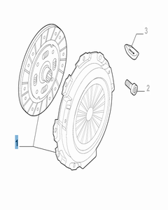Kit embrague (plato y plato de presión) para Fiat y Fiat Professional